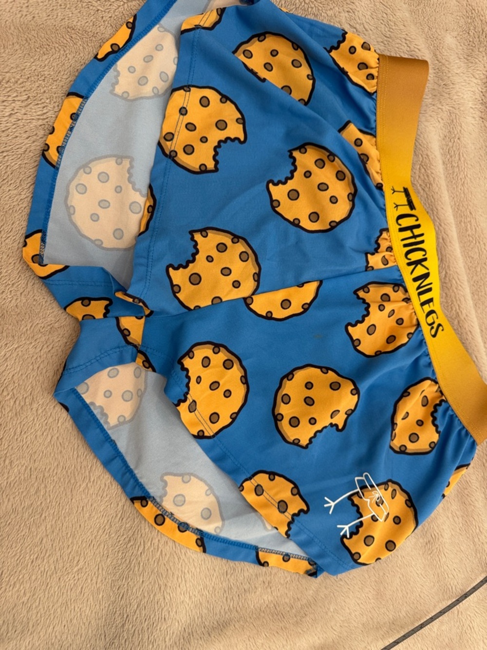 Women's Chocolate Chip Cookies Split rRunning Shorts